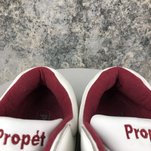 Propet Women's Size 7.5 X(2E) Tour Walker Strap White Leather Walking Sneakers - Picture 4 of 15